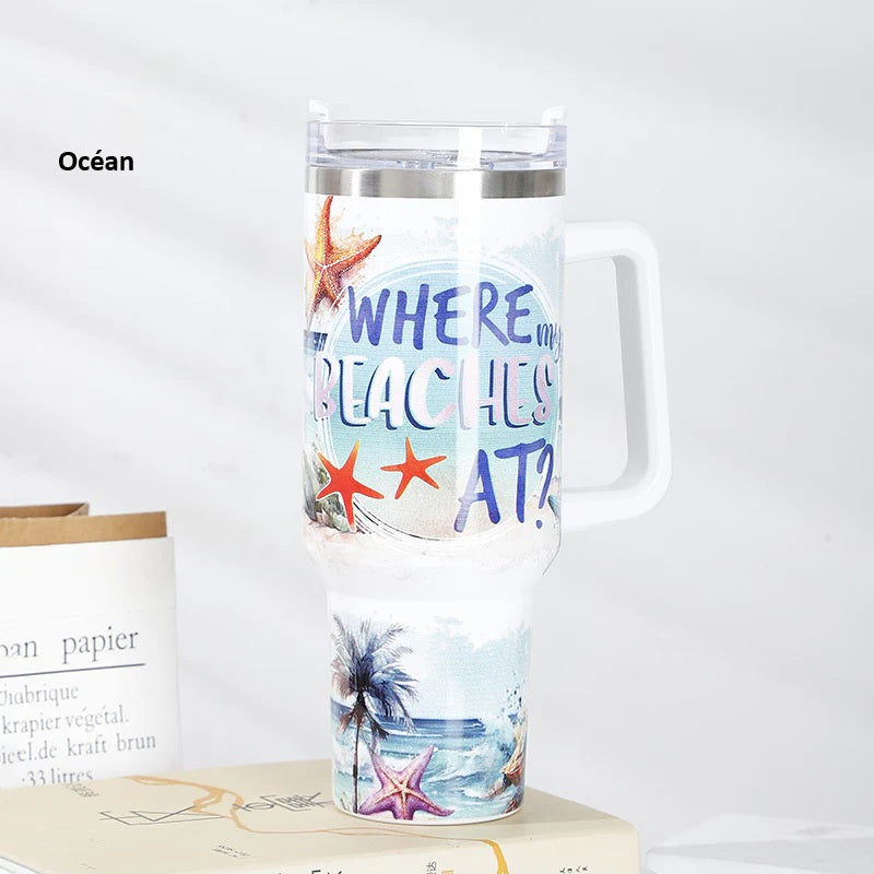 Gourdes Design 1200ml/40oz avec poignée